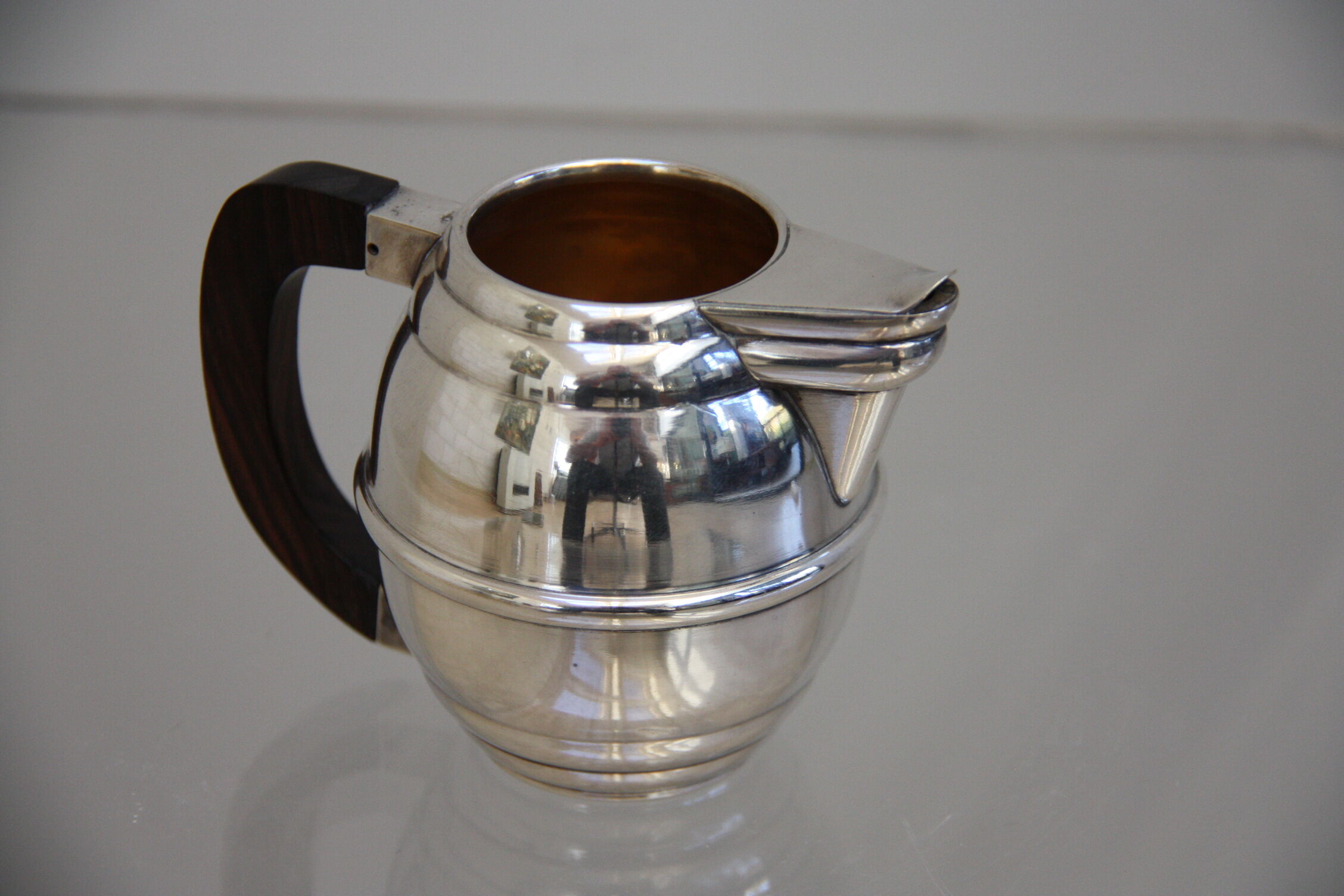 Silver plated coffee and tea set in art deco style - France - 1950's