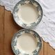 Vintage hollow plate Lavallière - Moulin des Loups - Floral rim