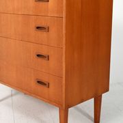 1960s Scandinavian teak chest of drawers