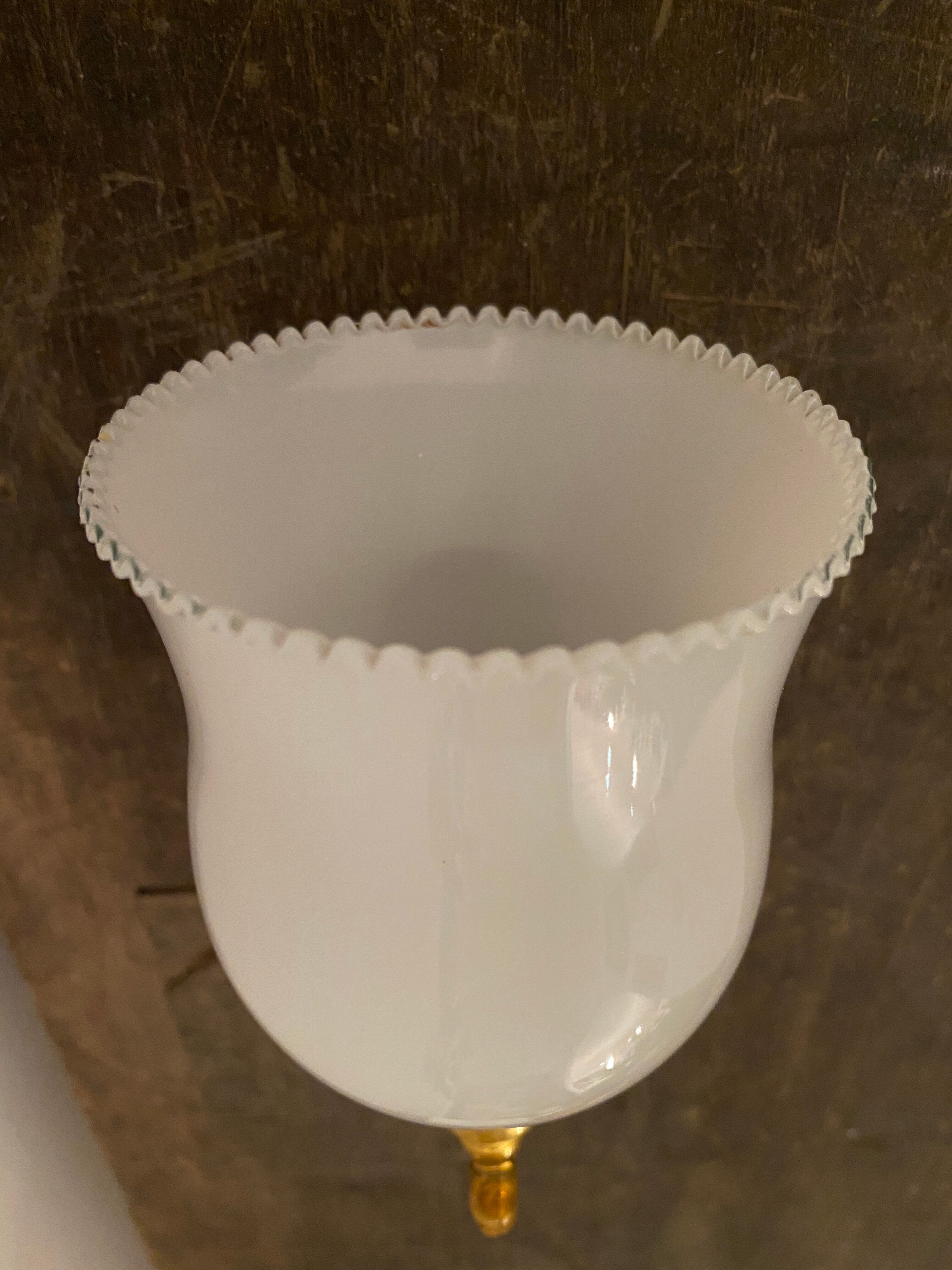 Pair of swan wall light  empire style