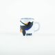 Porcelain mug, Danish design, 1982, designer: Inge-Lise Koefoed, manufactur