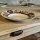 French solid oak farmhouse table 239x89 Raw patinated