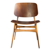 Chaises vintage danoise de Borge Mogensen en teck