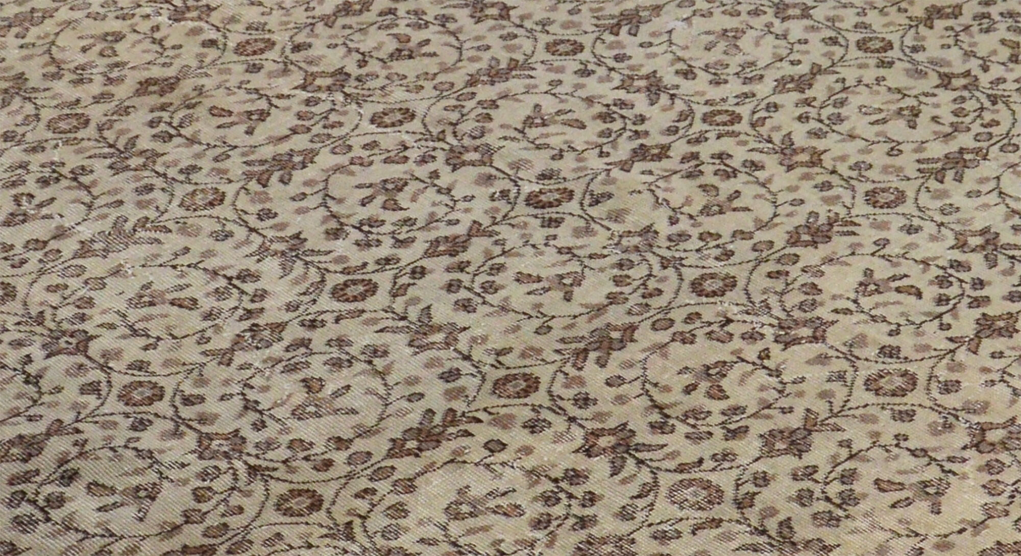 Anatolian handmade vintage rug 285 cm x 187 cm