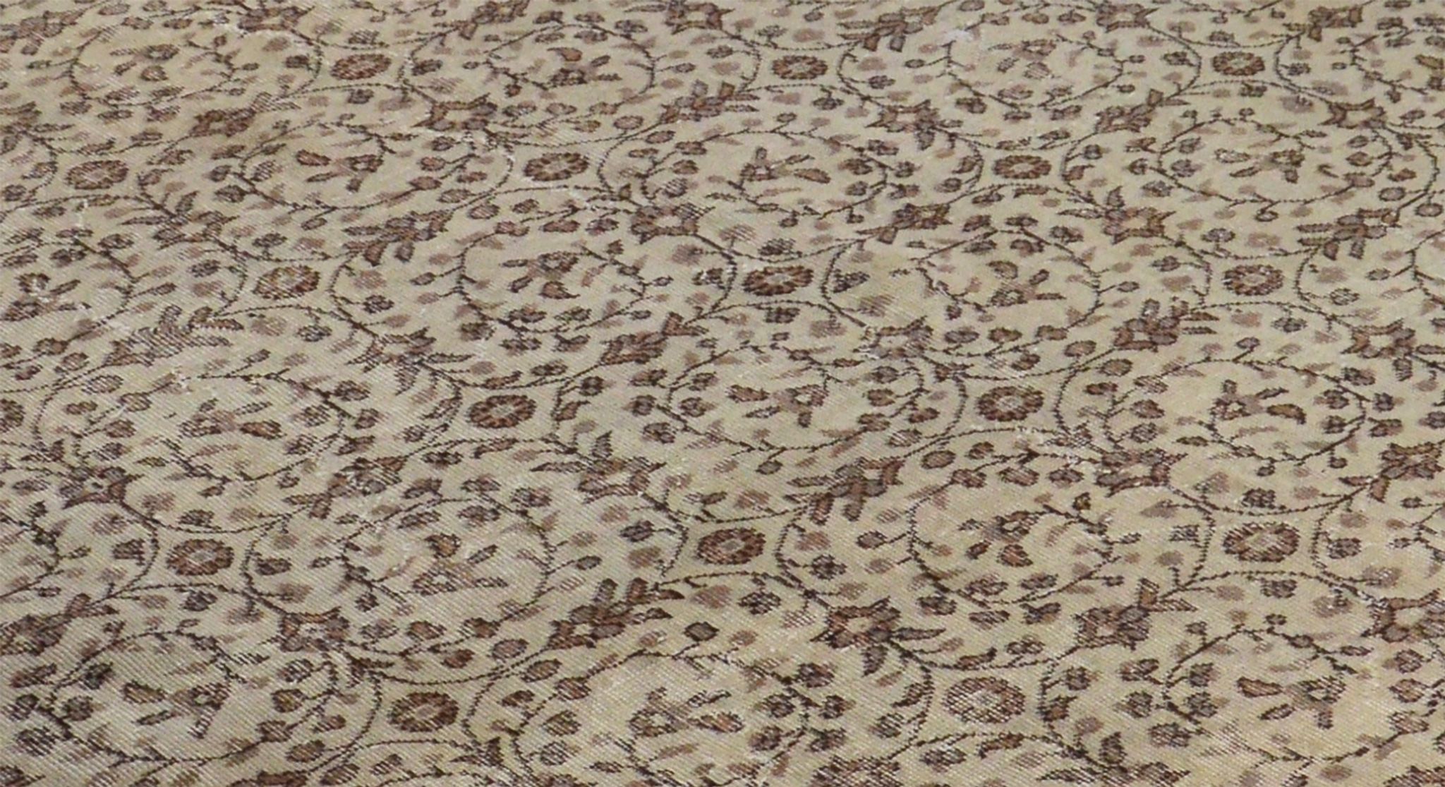 Tapis vintage anatolien fait à la main 285 cm x 187 cm
