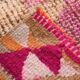 Tapis de couloir vintage rose orange 95x363 cm SK 18096