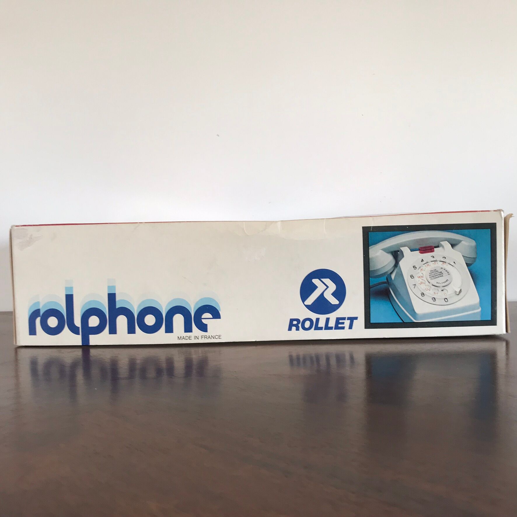 Toy Rolphone Rollet phone in their original box