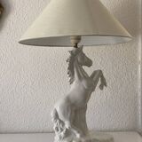 White ceramic zoomorph lamp