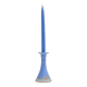 Danish vintage light blue ceramic candlestick
