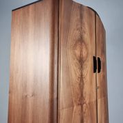 Art Deco Walnut Wardrobe by Jindrich Halabala, 1940s