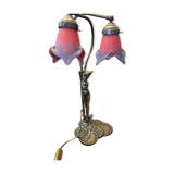 Lampe pâte de verre