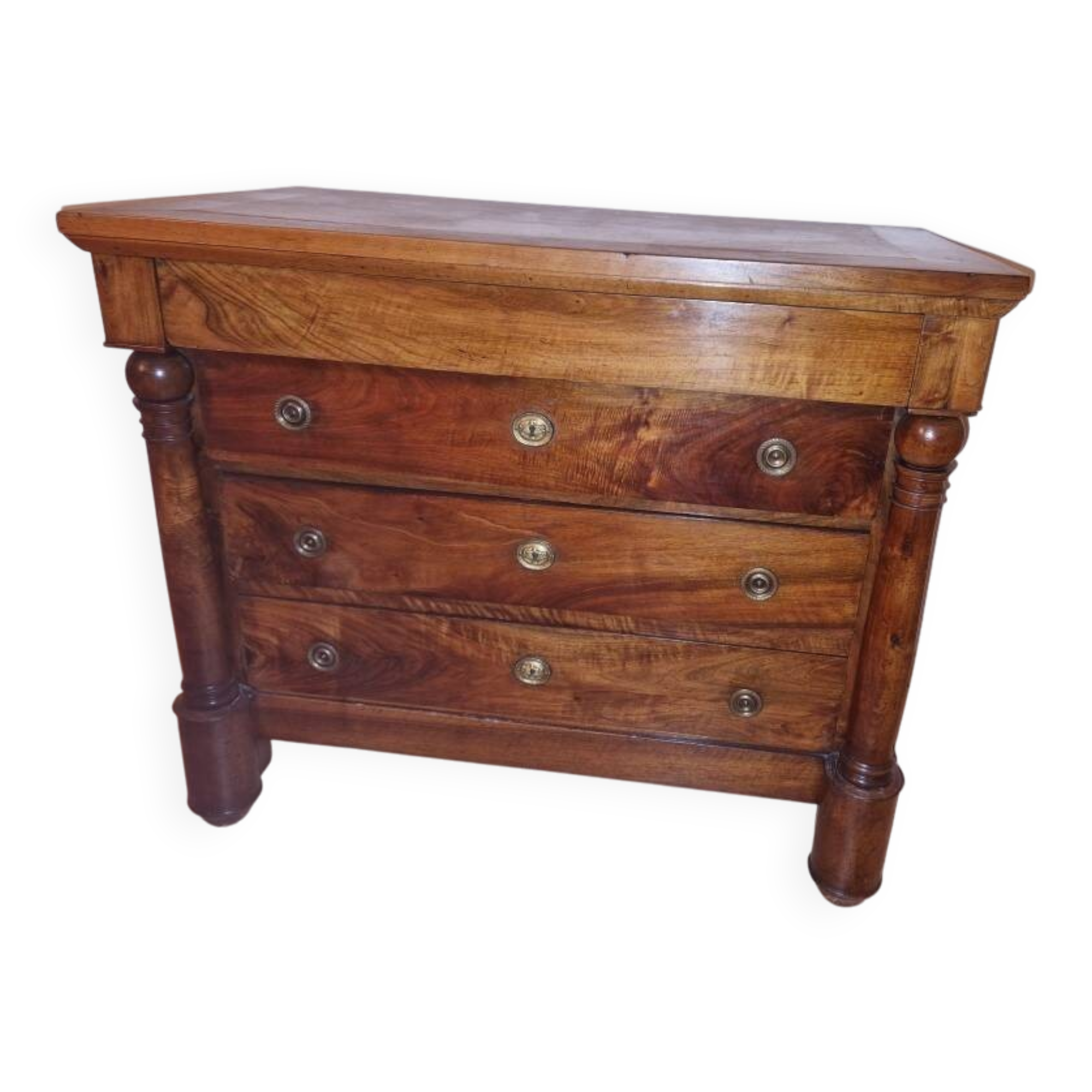 Antique walnut commode Provincial Empire period (circa 1800–1820)