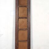 Ancien miroir d'atelier en teck