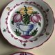 8 assiettes anciennes en faïence d’Art Clamecy décorée main