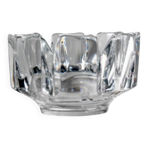 Lars Hellsten "Corona" High Full Lead Crystal Bowl, For Orrefors, Sweden
