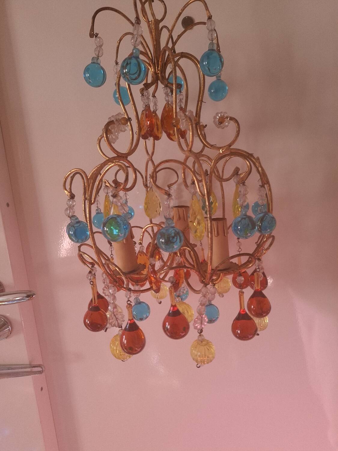Vintage crystal chandelier