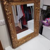 Gilded wooden mirror