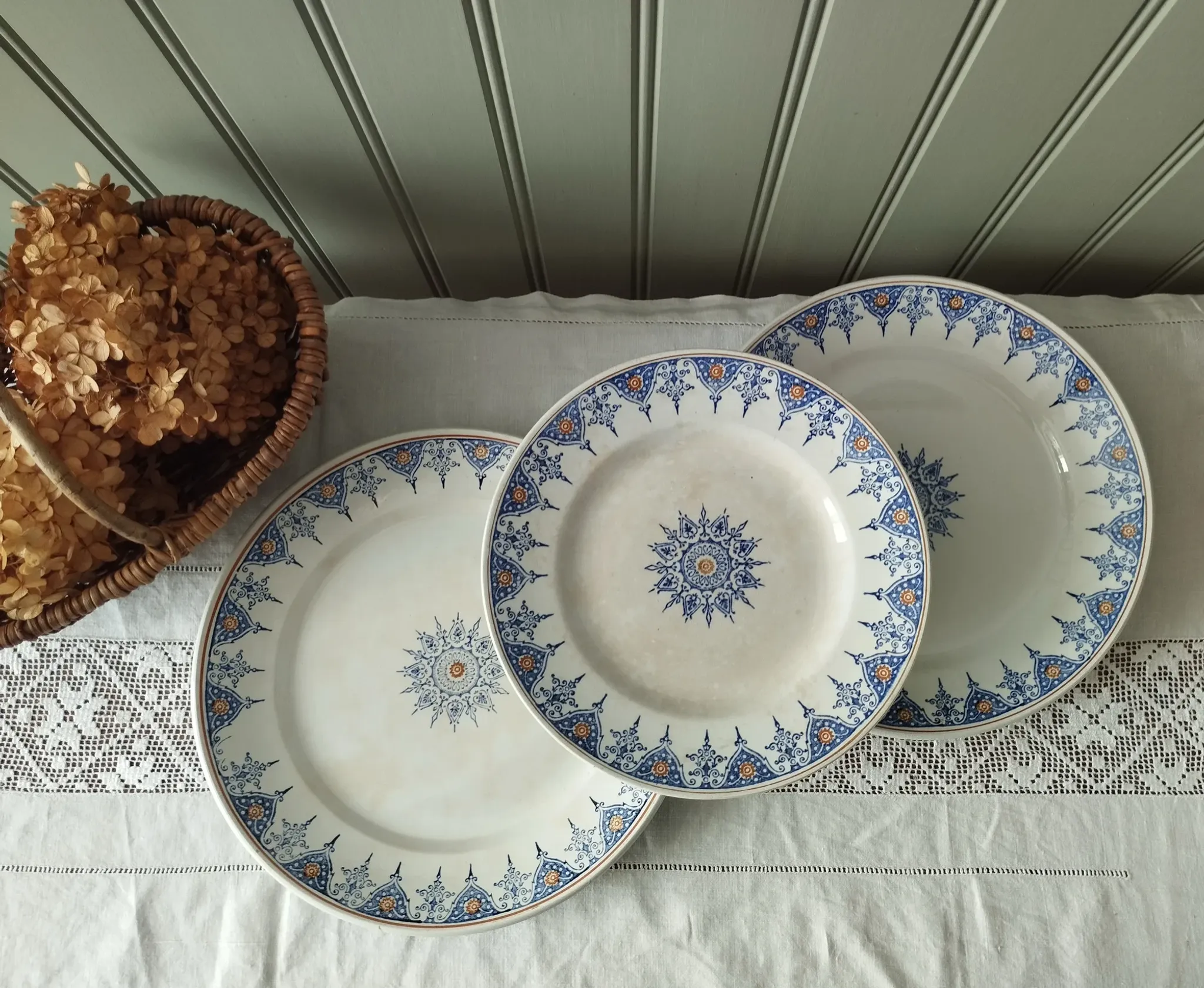 Lot de 3 plats Saint-Amand « 6014 »