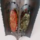 Brutalist lamp in metal and ceramic - Accolay