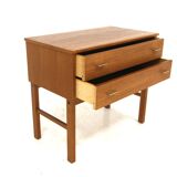 Scandinavian teak chest of drawers, Carlström, Sweden, 1950