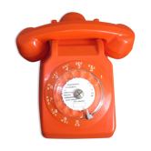 Phone orange 70s