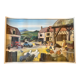 Ogé-Hachette poster "the farm / the station"