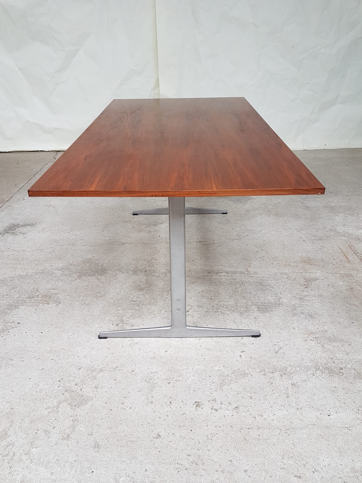 Aluminium dining table Arne Jacobsen for Fritz Hansen
