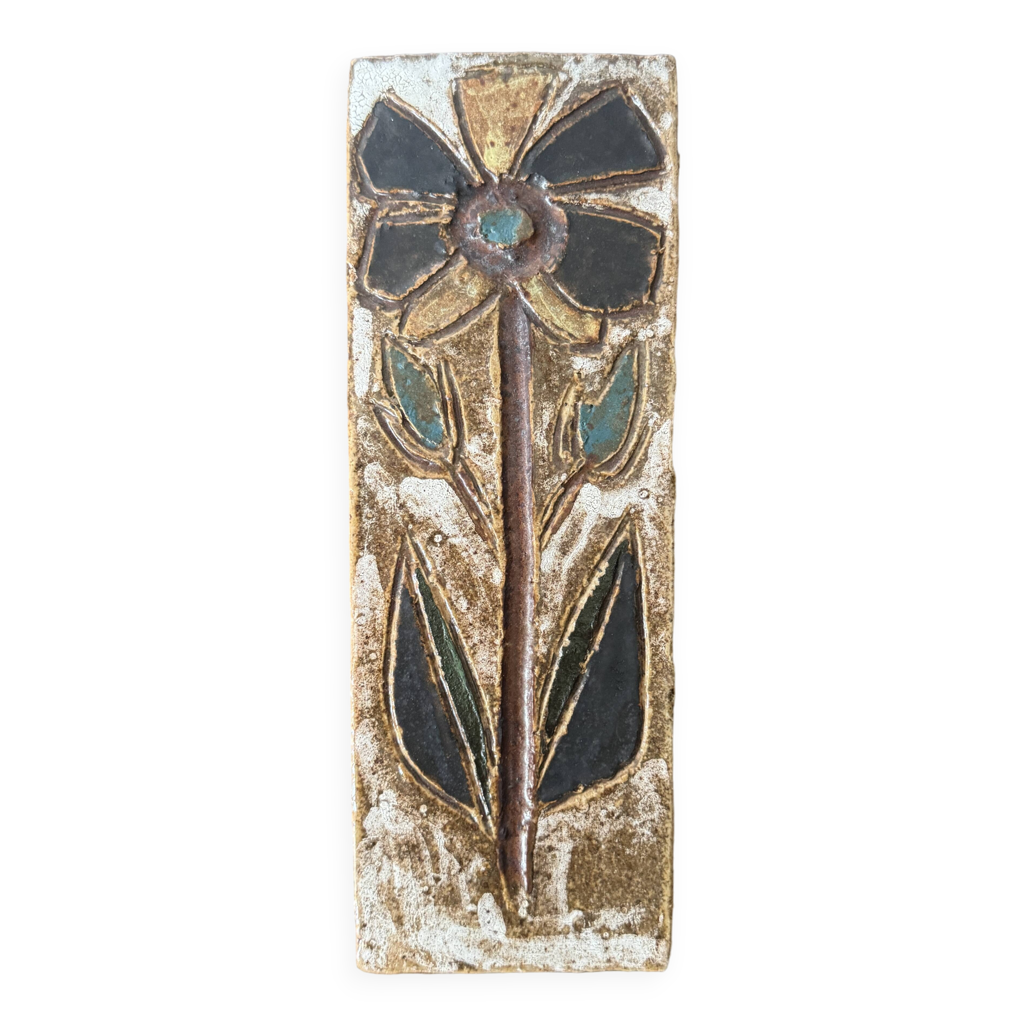 Ceramic plaque by Les Argonautes, Vallauris, 1960