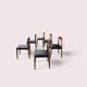 Lot de 5 chaises style Niels Otto Moller
