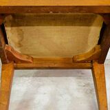 Art Nouveau oak desk and chair