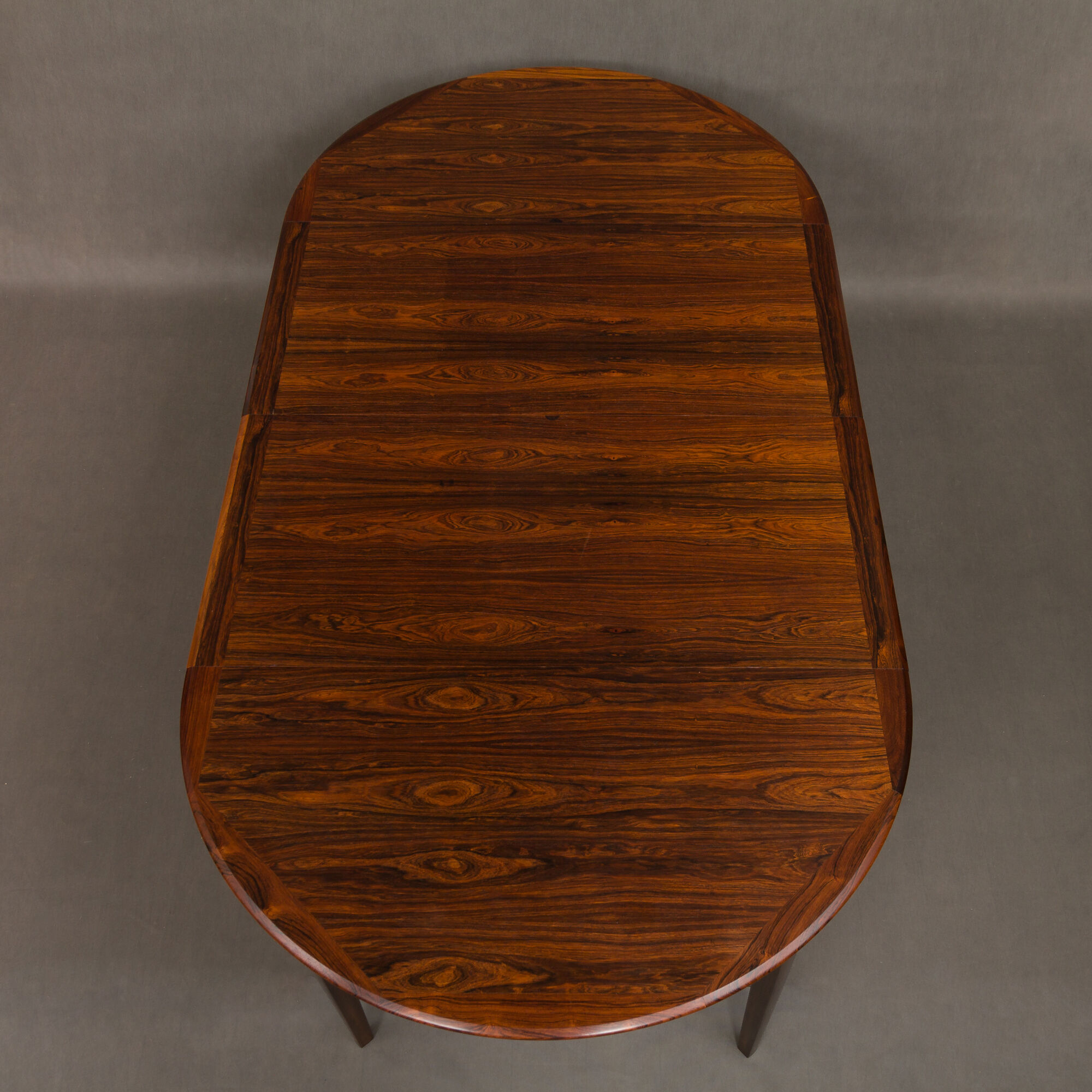 Danish Rio Palisander extension table in original lacquer, 1960s