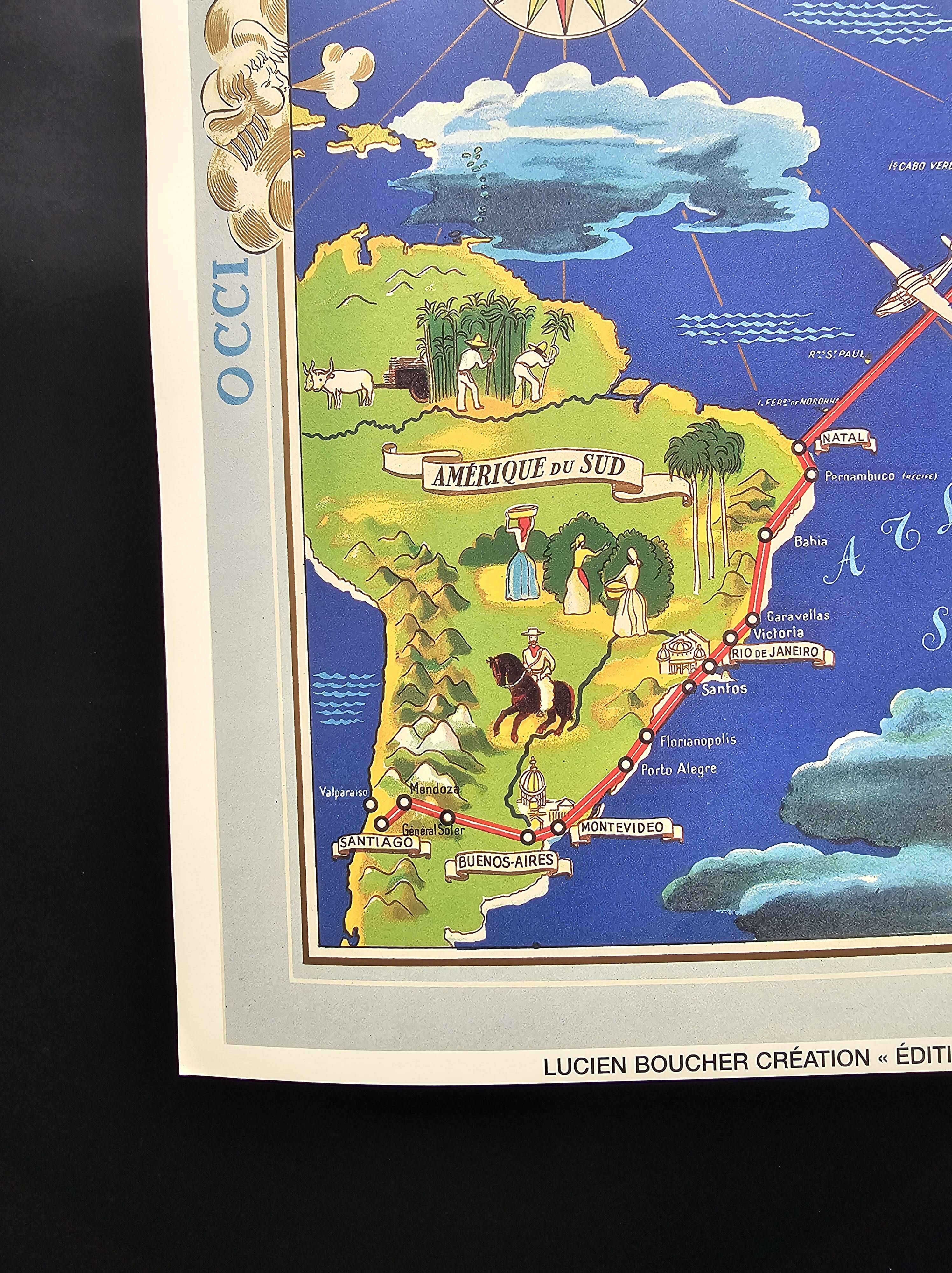 Air france poster - global air network