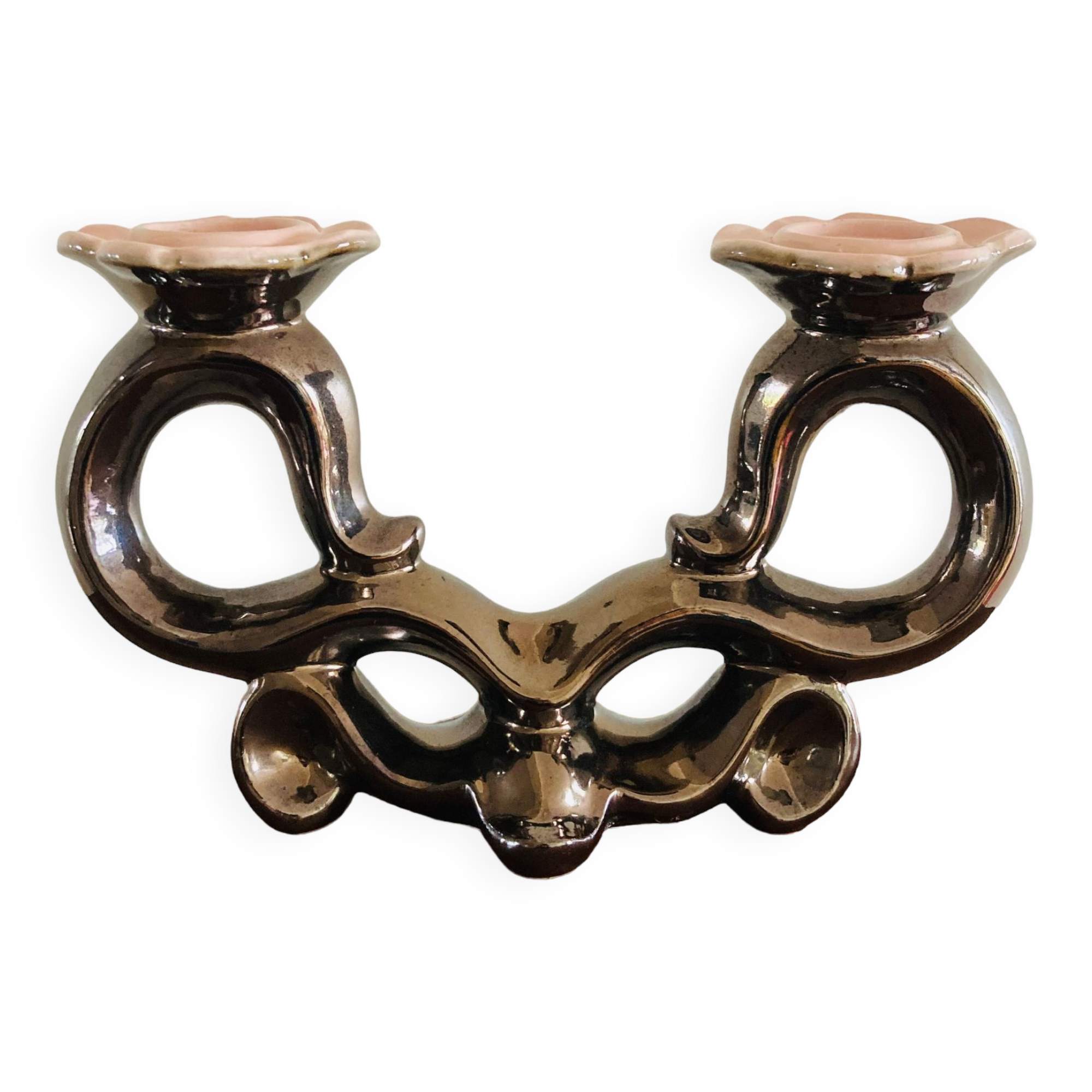 Ceramic candle holder S.R. Bonome