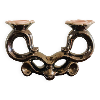 Ceramic candle holder S.R. Bonome