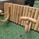 Rattan patères