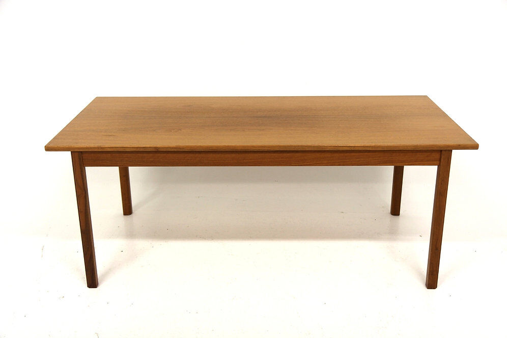 Scandinavian walnut coffee table, Sweden, 1960s