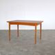 Table à manger extensible en chêne, années 60