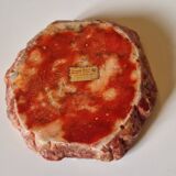 Vintage ashtray / pocket in red alabaster by Romano Bianchi, Italy 1960