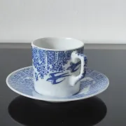 Vintage porcelain cup duo