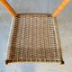 Paire de chaises italienne bois et corde