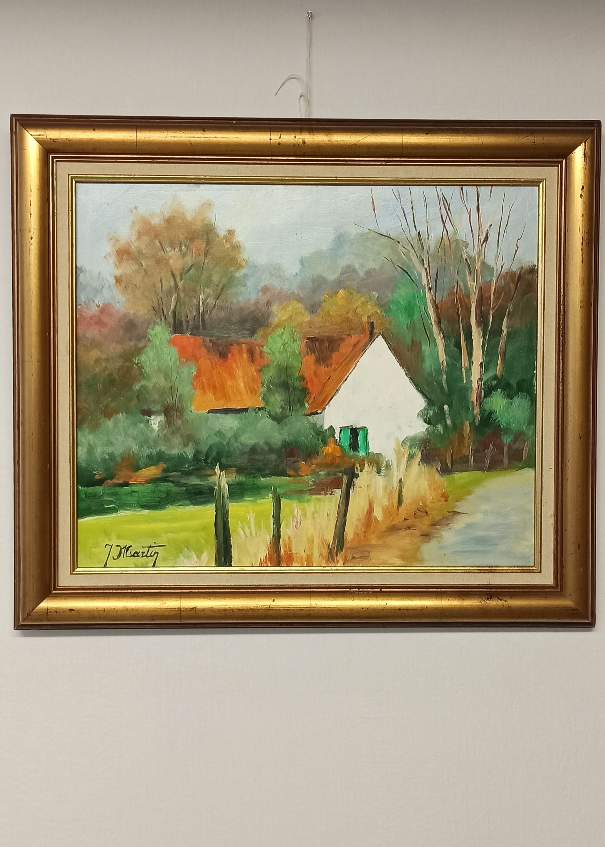 Painting "Landscape in Gruson"