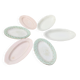 Set of 6 antique earthenware dishes by Gien and St Amand