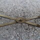 Brass and marble coffee table