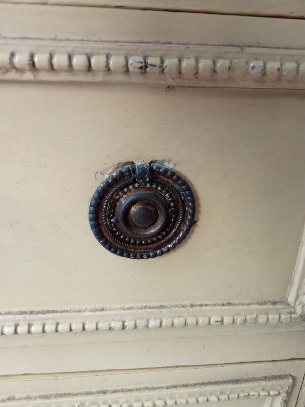 Ancien petit meuble d' appoint commode style Louis XVI