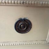 Antique small side table, Louis XVI style chest of drawers