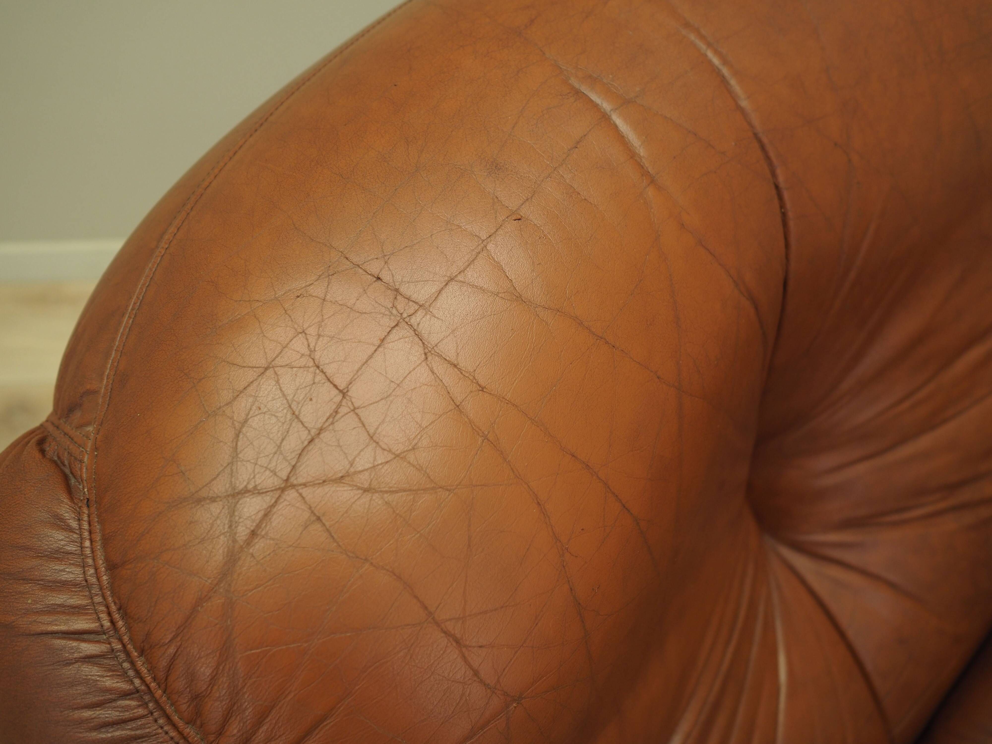 Brown armchair, Italian design, 1970s, production: Italy