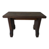 old small wooden bench step