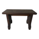 old small wooden bench step