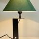 Lampe acier et tissu par madura