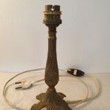Old gilded bronze lamp